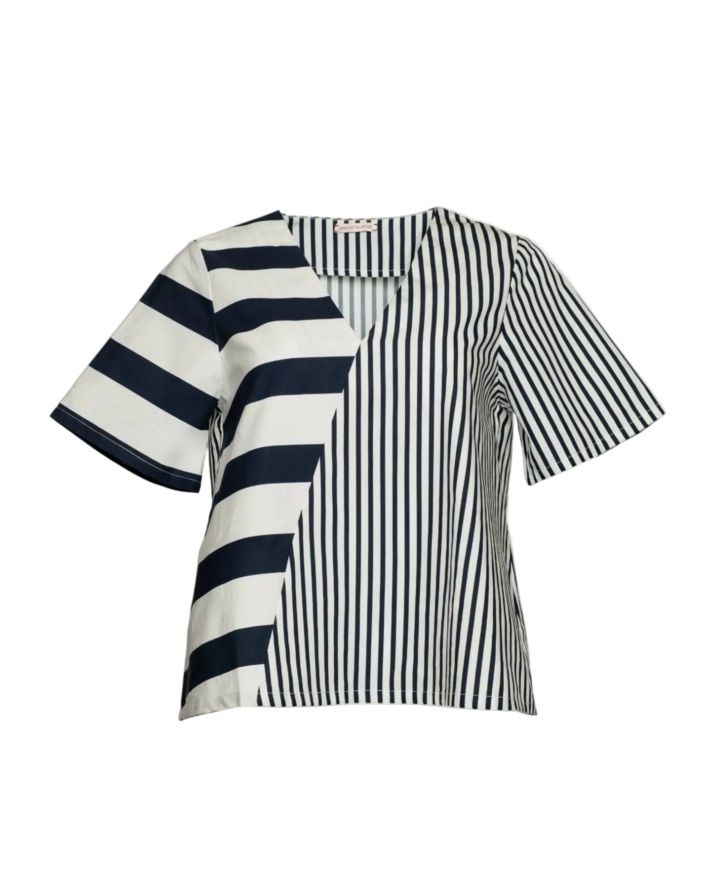 Schooner Top - Navy Stripe