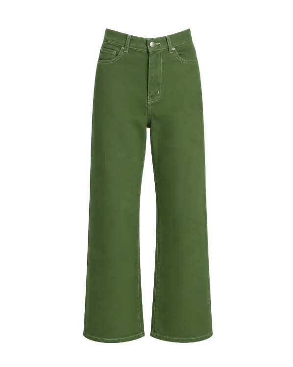Ace Jean Stretch Denim - Green