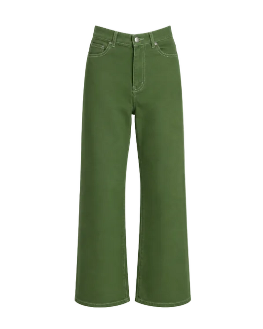 Ace Jean Stretch Denim - Green