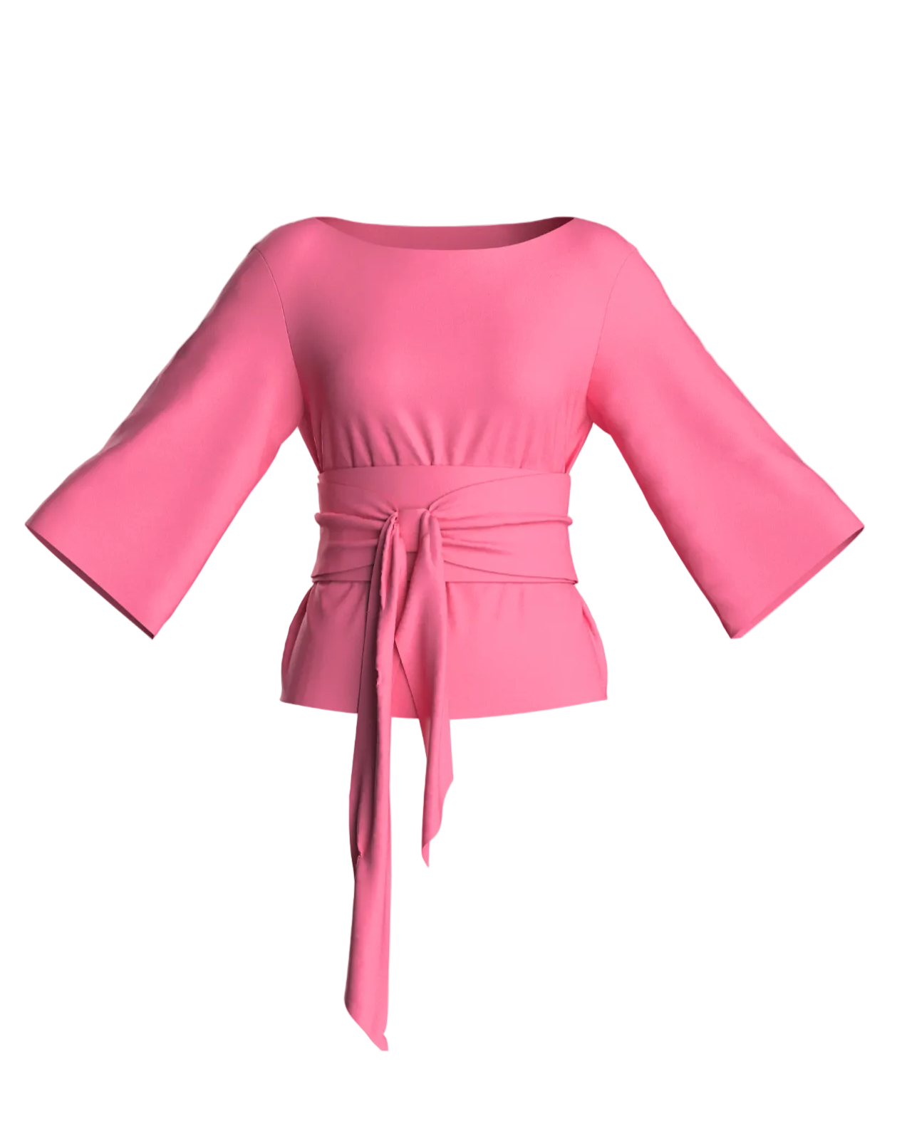 Whitney Wrap Top - Pink