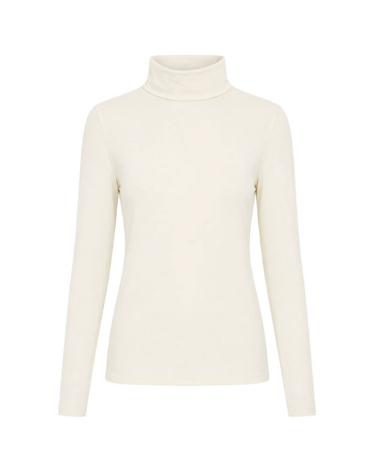 Essential Longsleeve Turtleneck - Latte