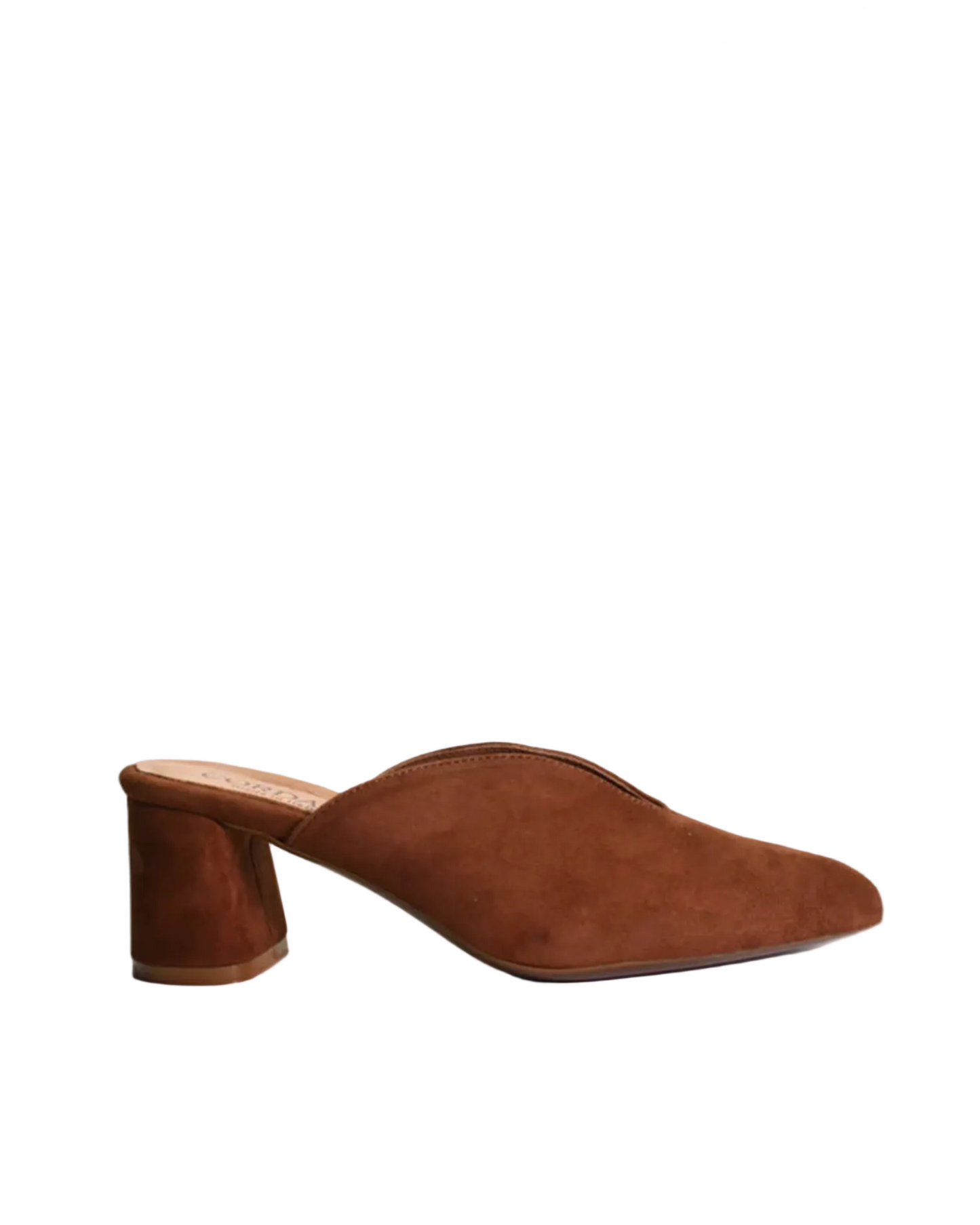 Gayle Mule - Cognac Suede