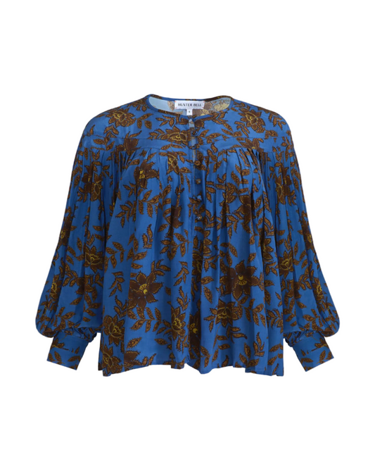 Tilda Top - Wild Vine Blue