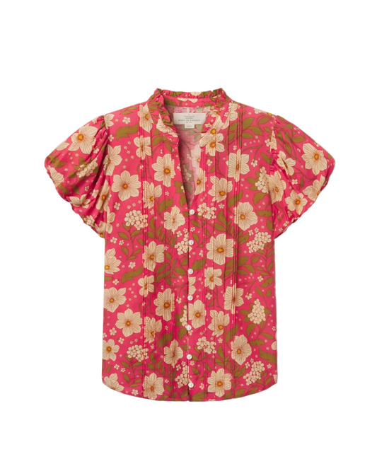 Luna Blouse - Rancho Rose