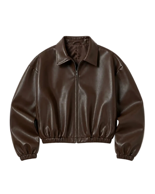 Bubble Bomber Jacket - Chocolate