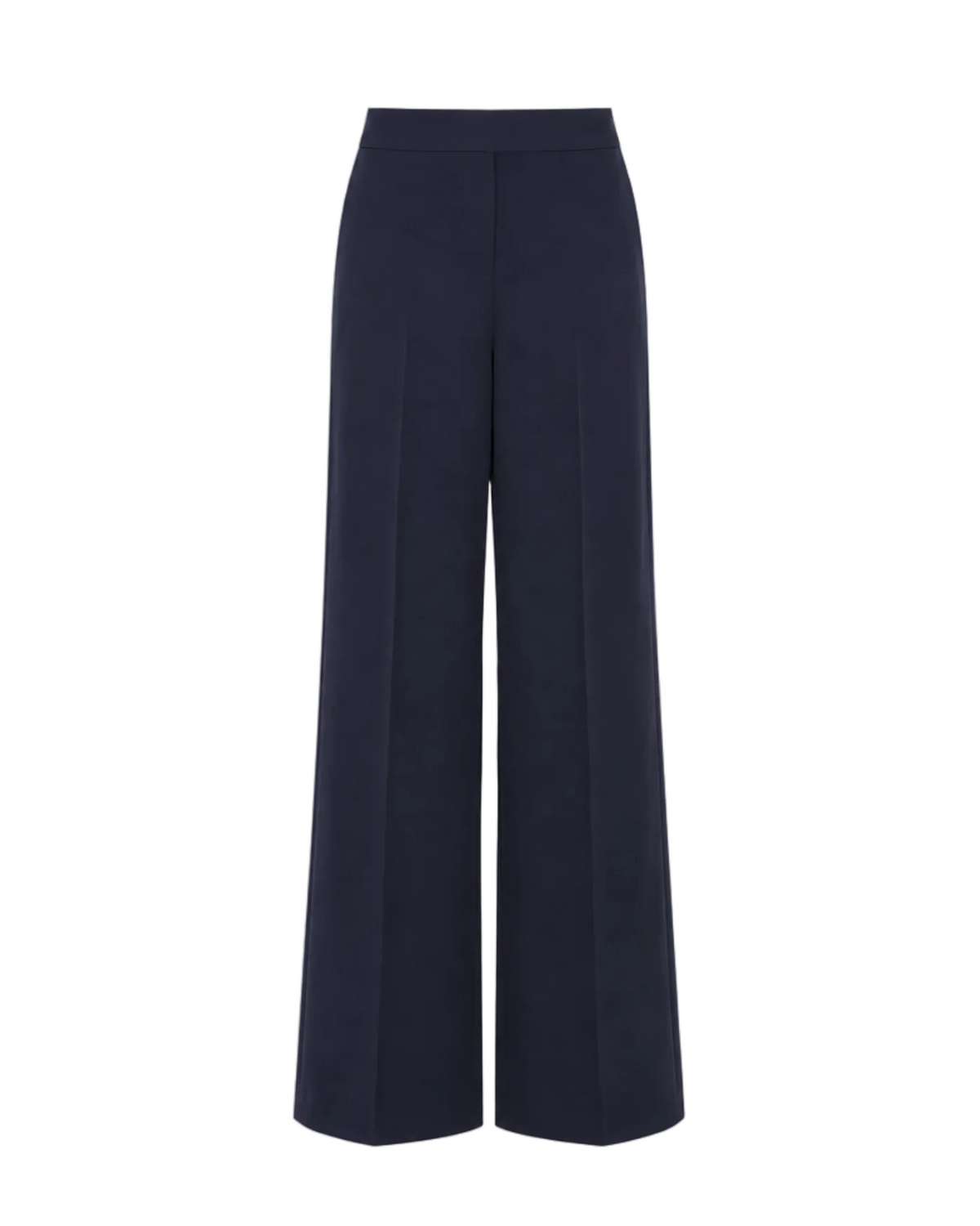 Wide Leg Trouser - Navy