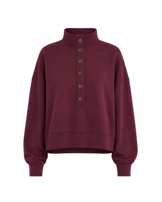 Fatima Pullover - Dark Plum