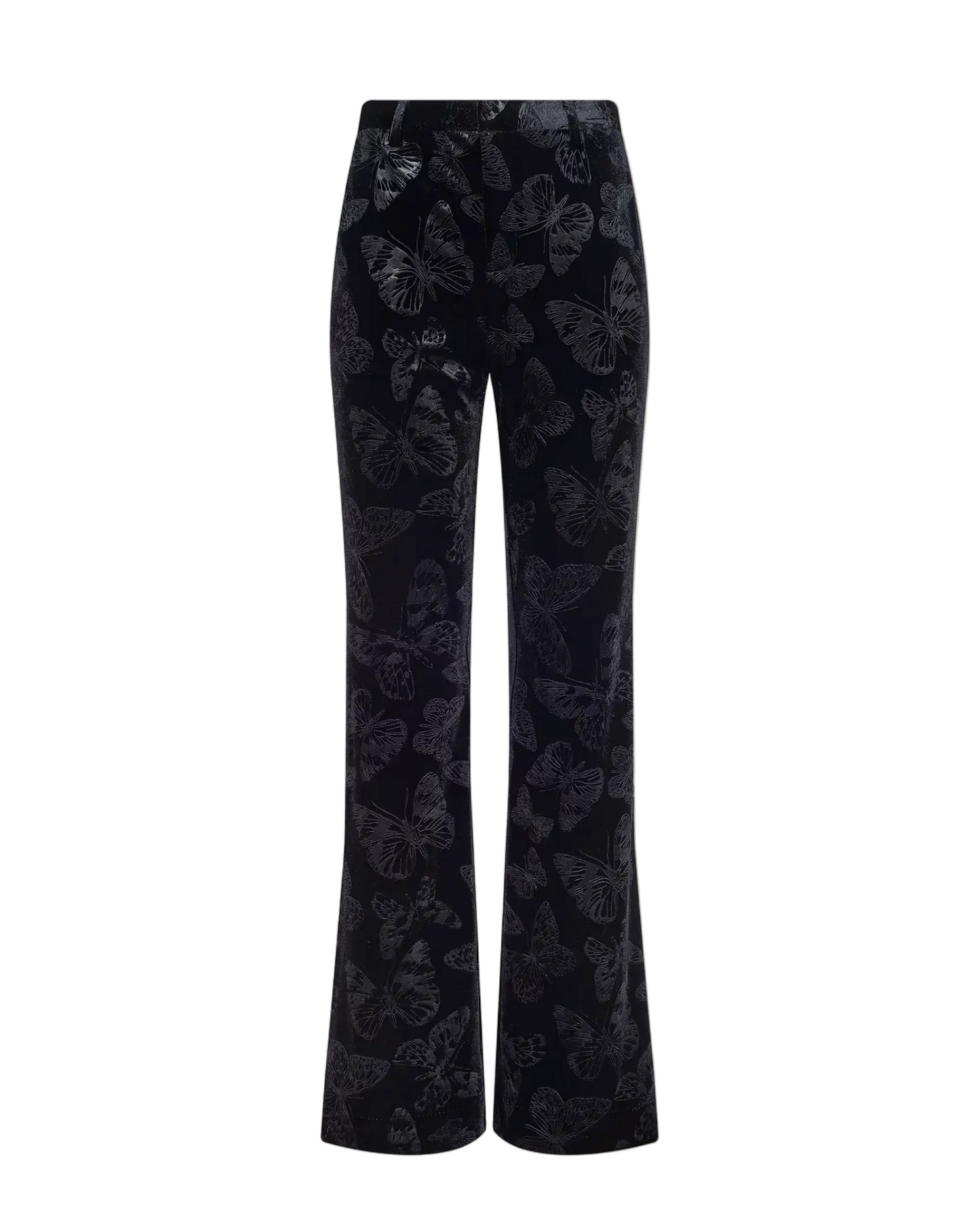Frances Bootcut Trouser - Black Butterfly