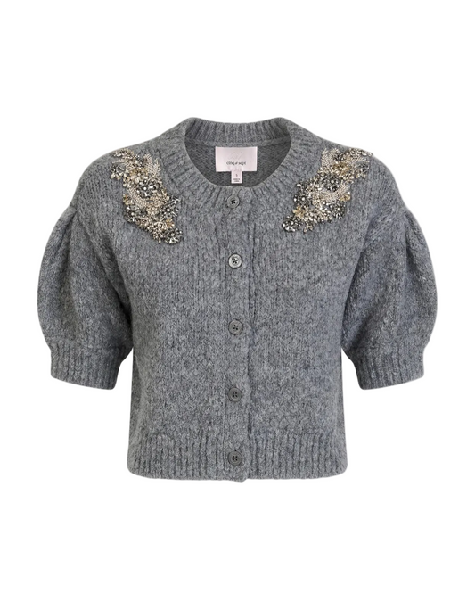 Crystal Ivy Millicent Cardigan - Heather Grey
