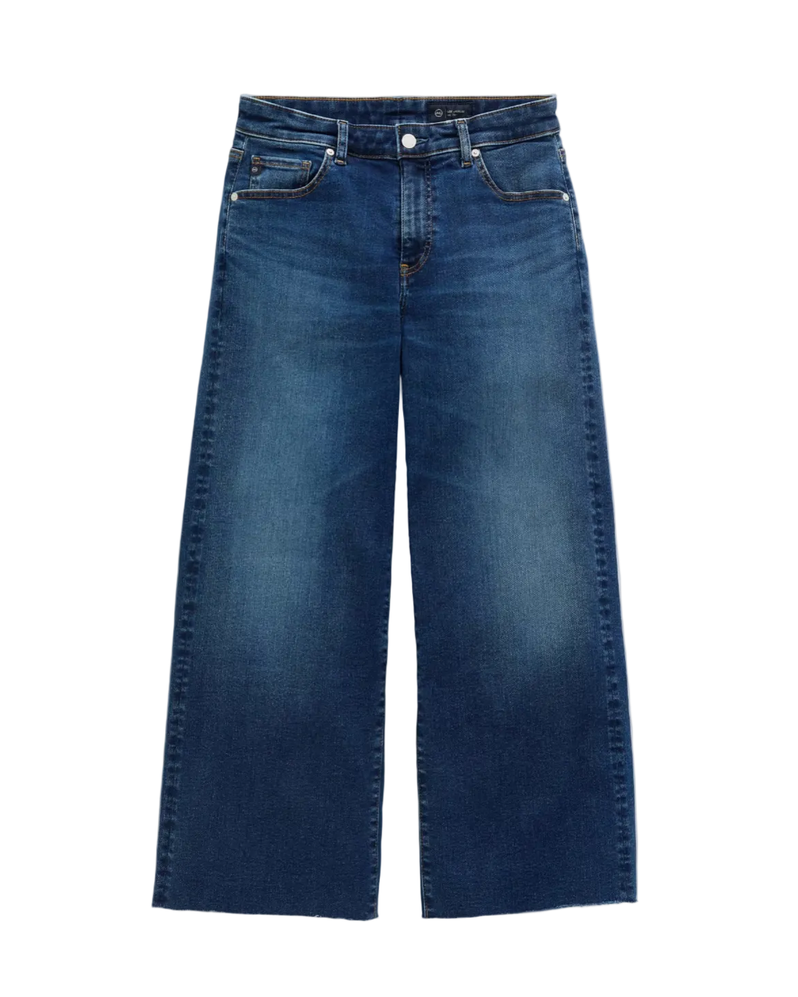 Saige Mid-Rise Wide Leg Crop - Hard Bop