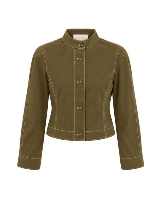 Bonnie Jacket - Ivy Green Denim