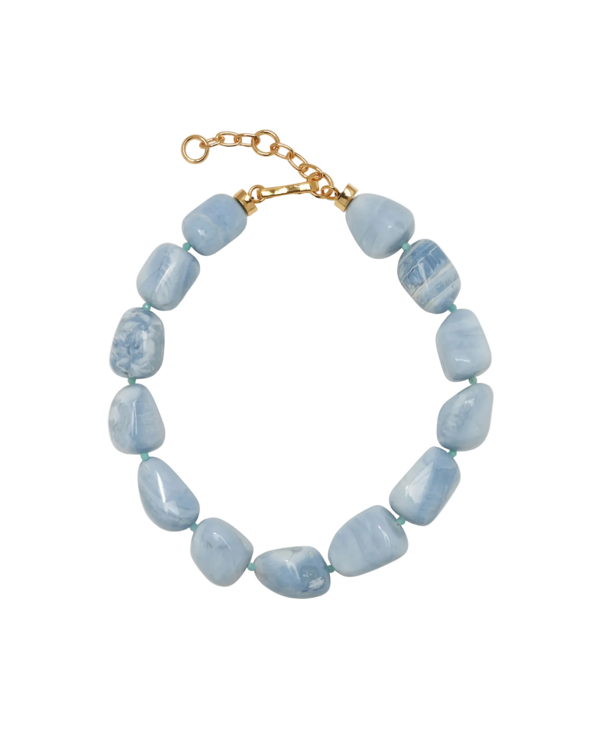 Sea and Sky Collar - Blue Opal
