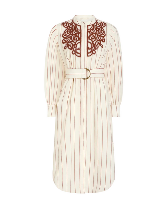 Fletcher Dress - Henna Stripe