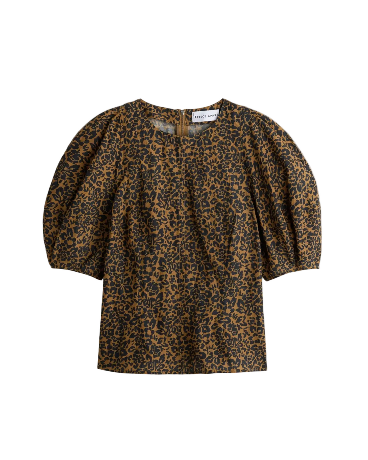 Lino Top - Leo Floral Midnight