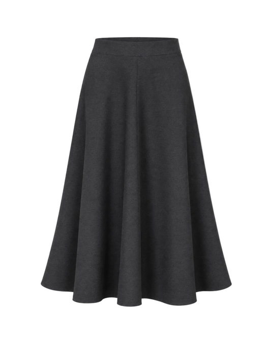 Pull On Skirt - Charcoal