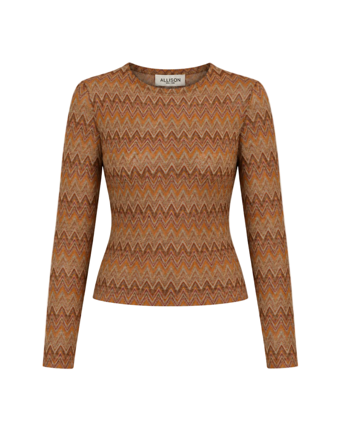 Noelle Top - Chestnut Multi