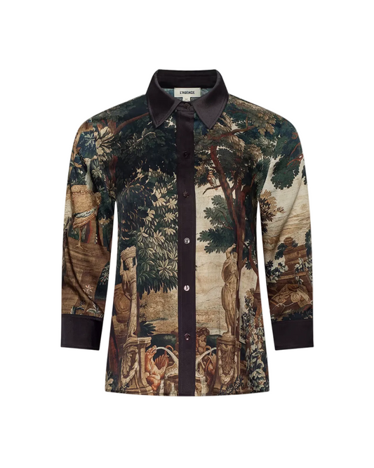 Eulalie Blouse - Tapestry Print