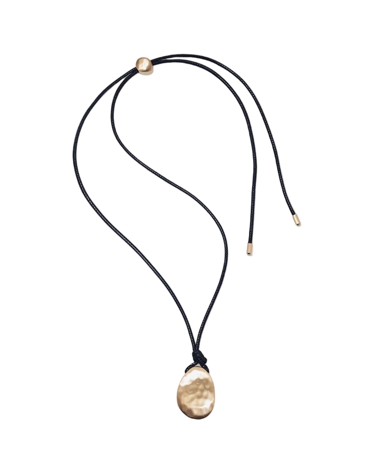 Serra Long Pendant Necklace - Gold