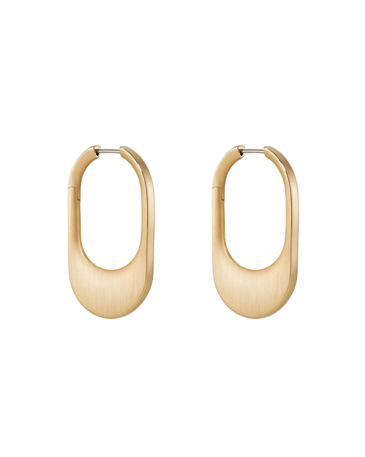 Crosby Hinged Hoops - Gold