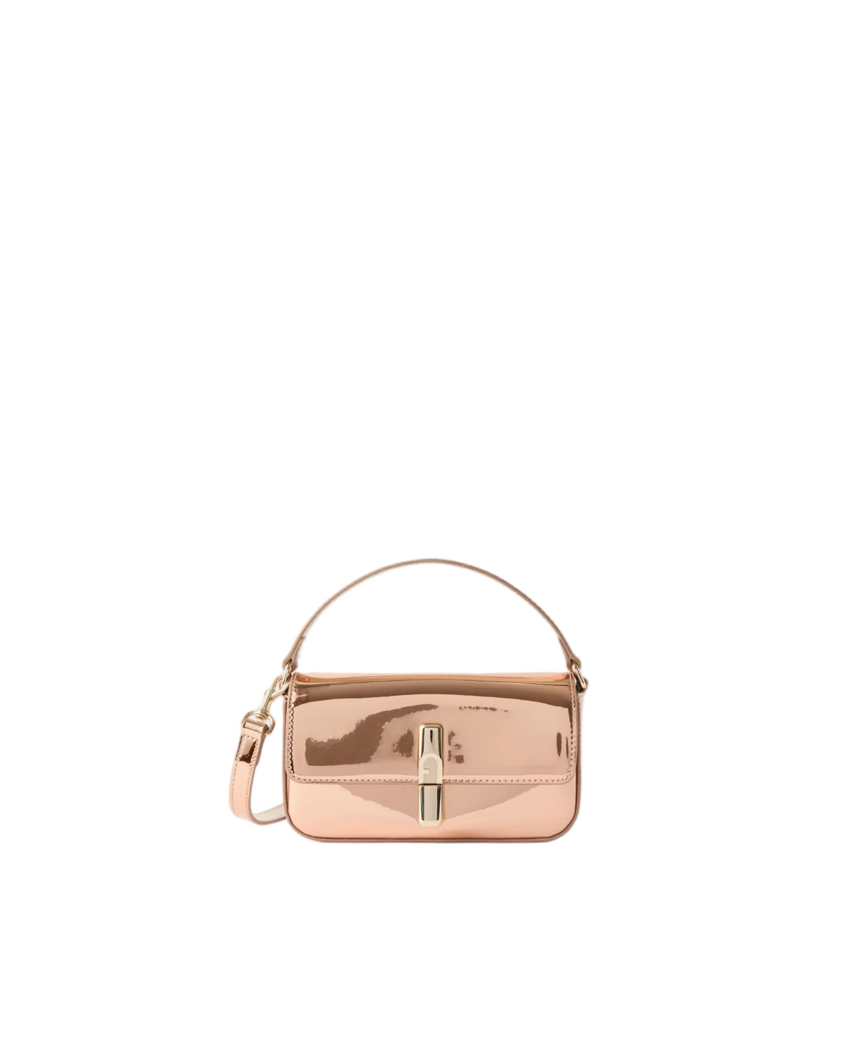 Micro Iride Top Handle - Rose Gold