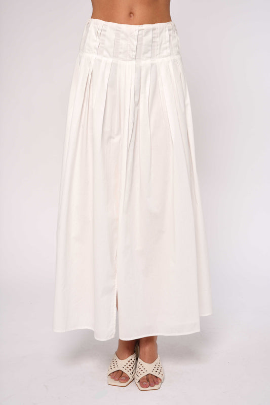 Cara Skirt - Bright White