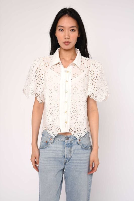 Abigail Top - Bright White