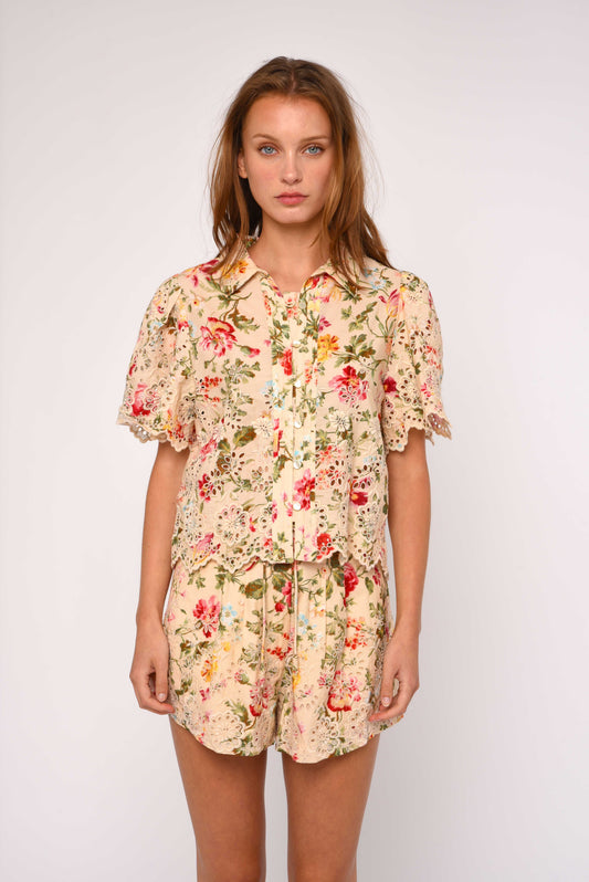 Abigail Top - Tiffany Floral Print