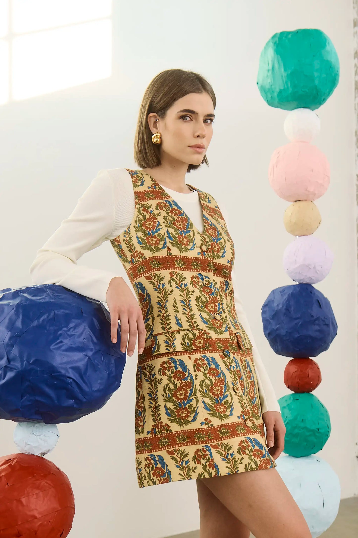 Suni Dress - Amber Glen Cream