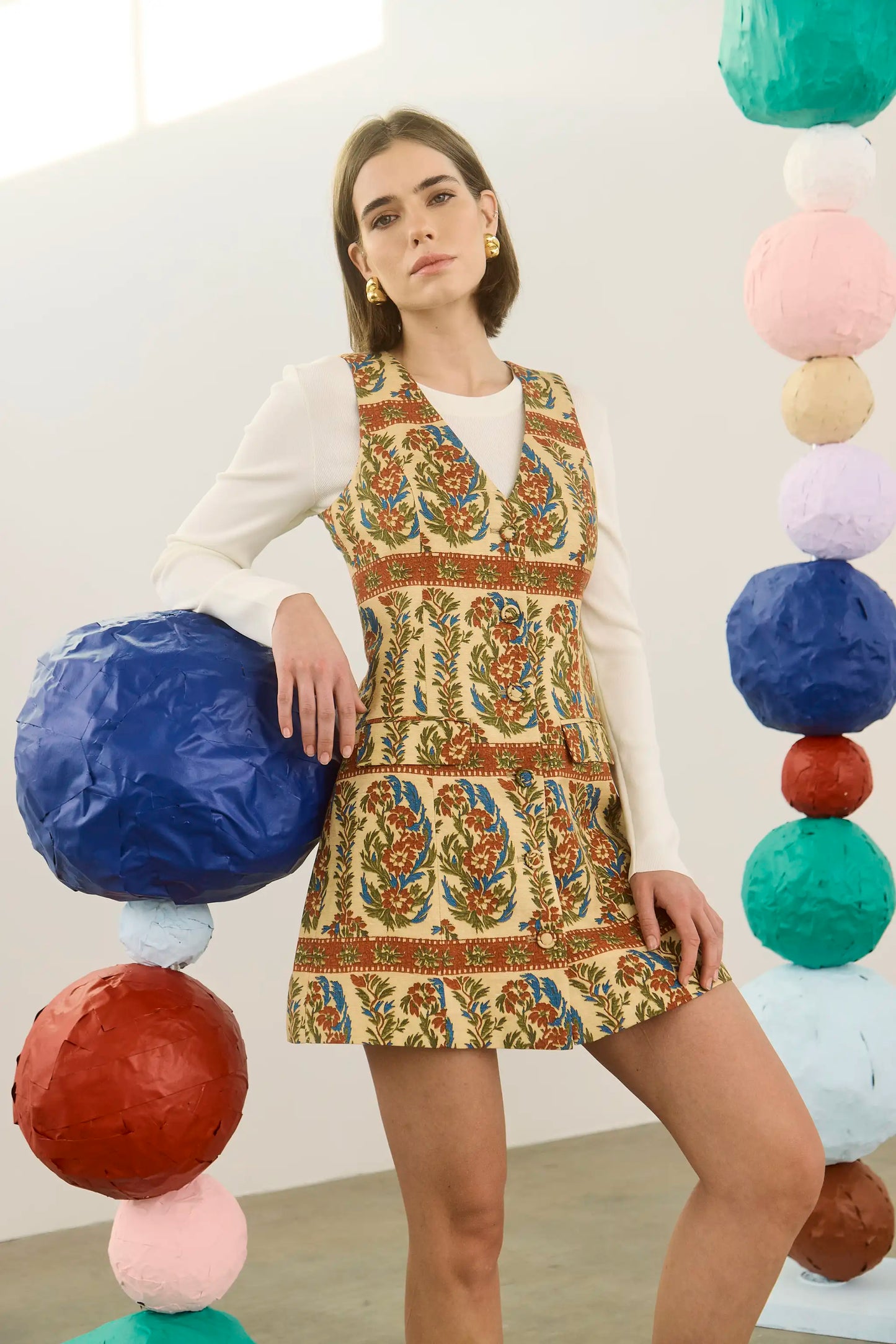Suni Dress - Amber Glen Cream