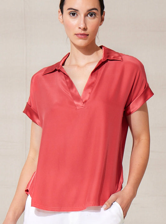 Go Polo Top - Black