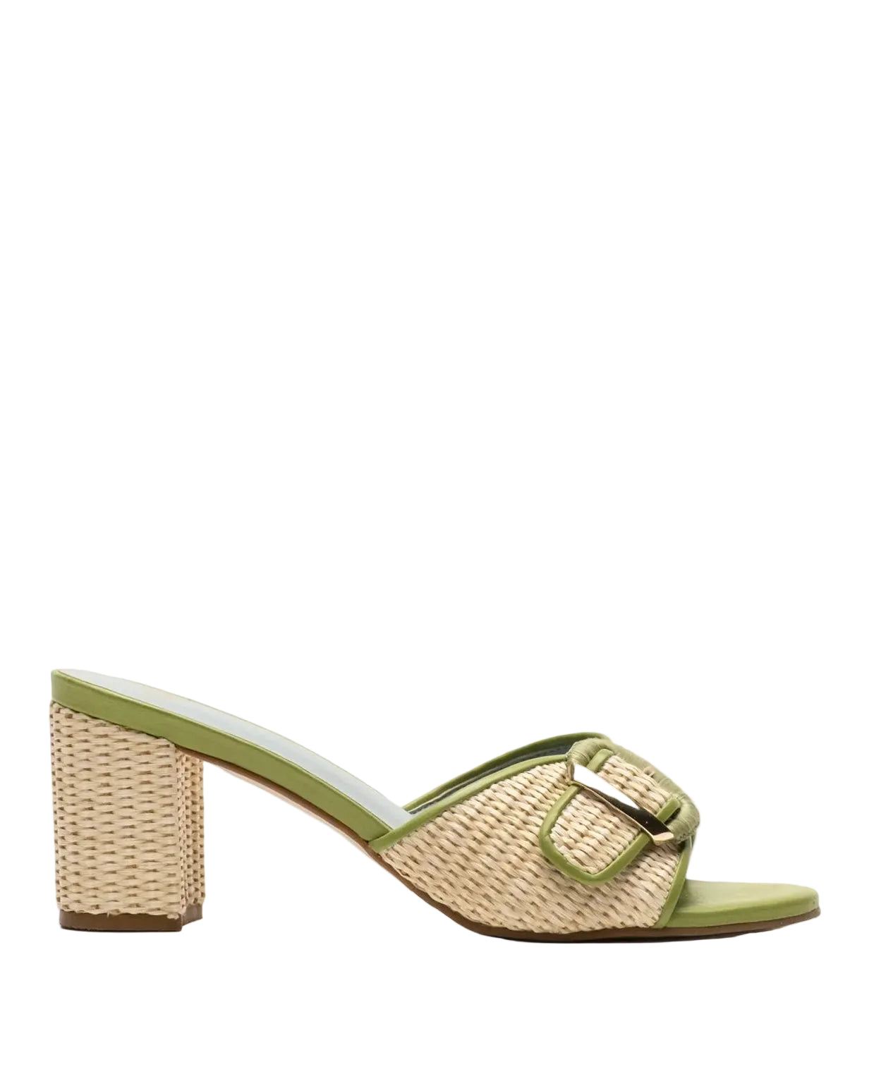 Taylor Raffia Heel - Green