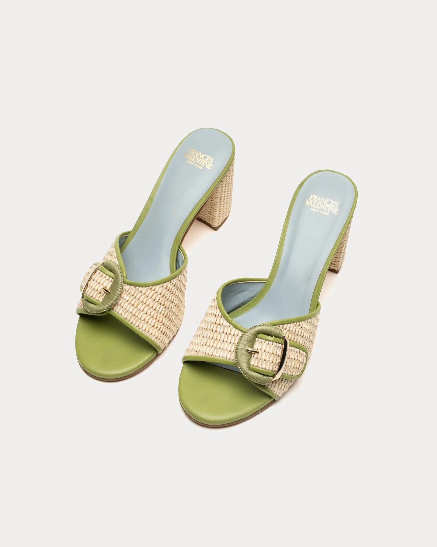 Taylor Raffia Heel - Green
