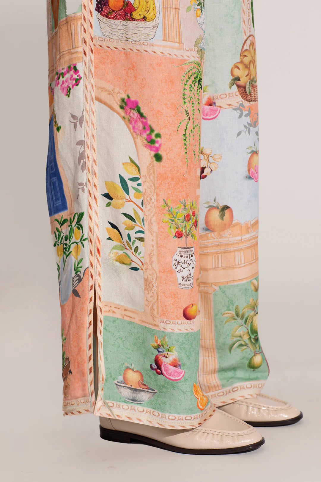 Masha Wide Leg Pants - Multi Color