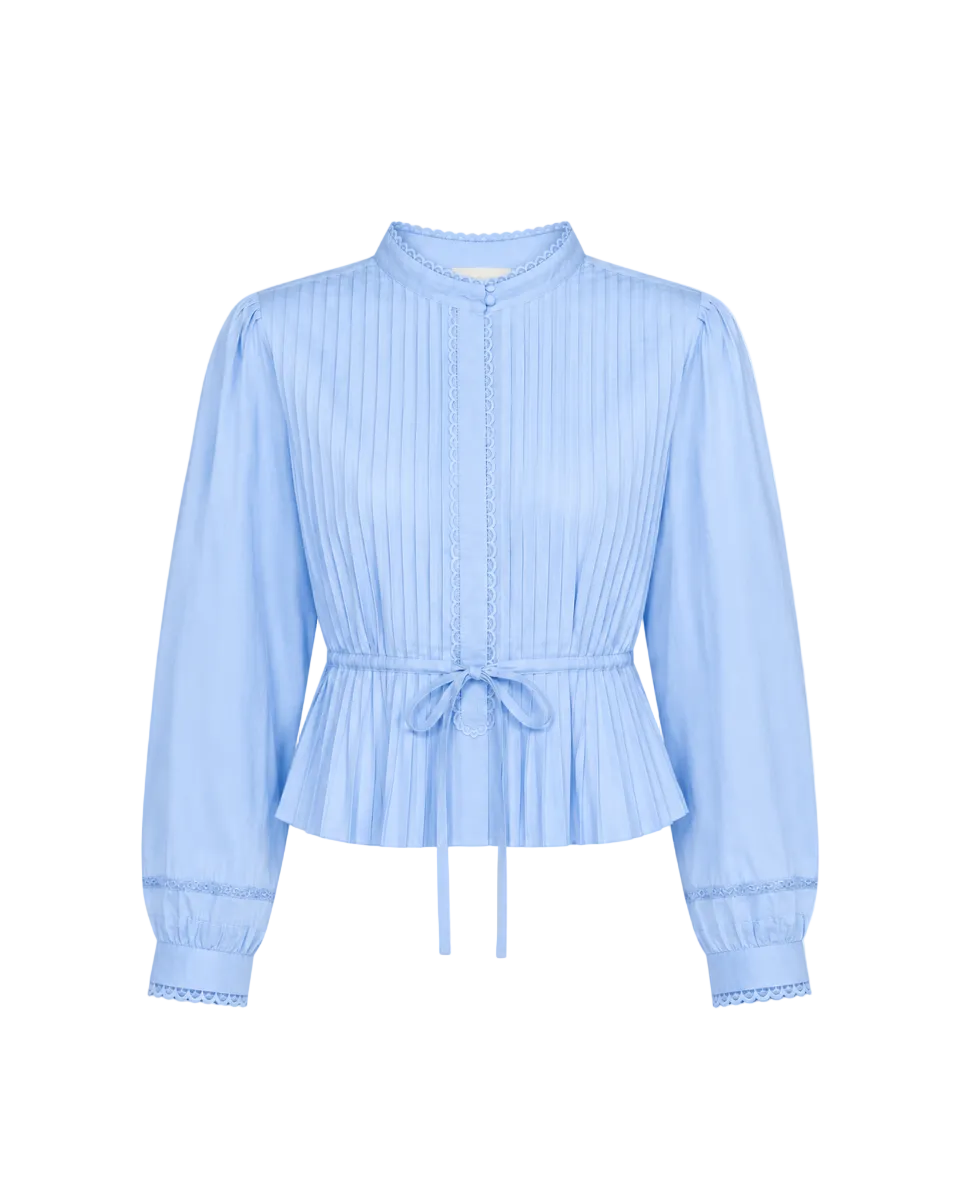 Mira Blouse - Blue Bird