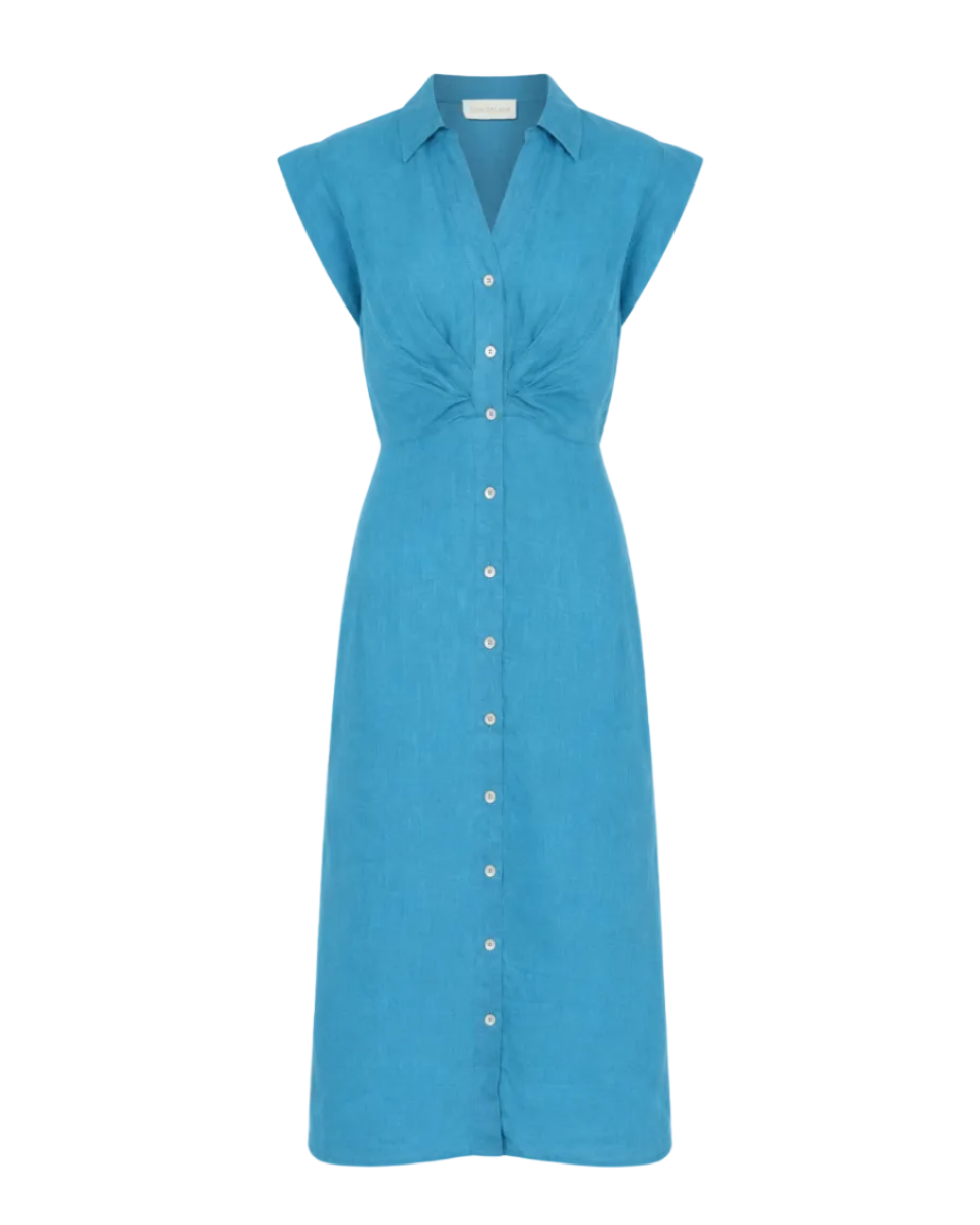 Simmons Dress - Maui Blue