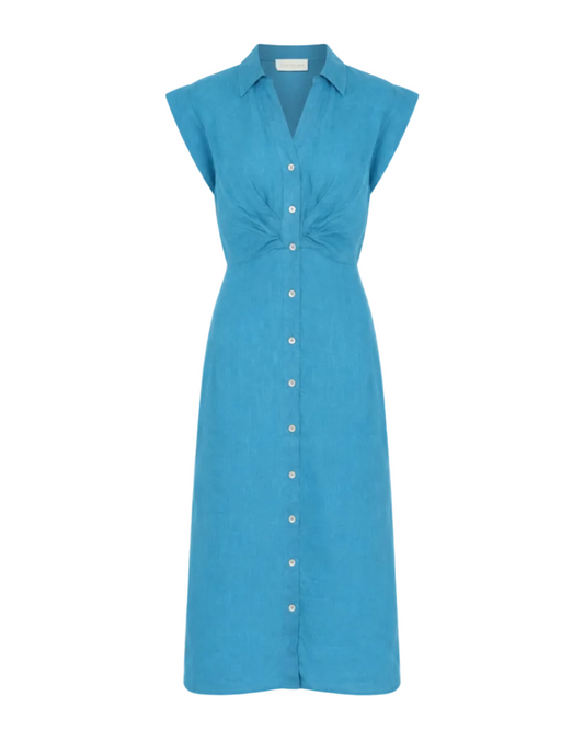 Simmons Dress - Maui Blue