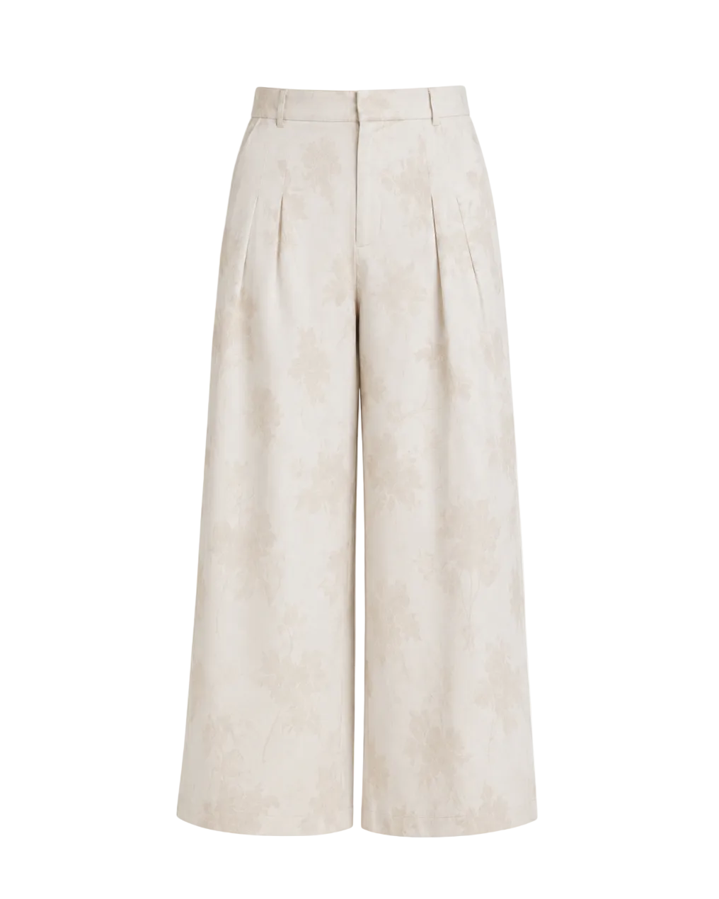 Culotte Brocade Pants - Ivory Garden