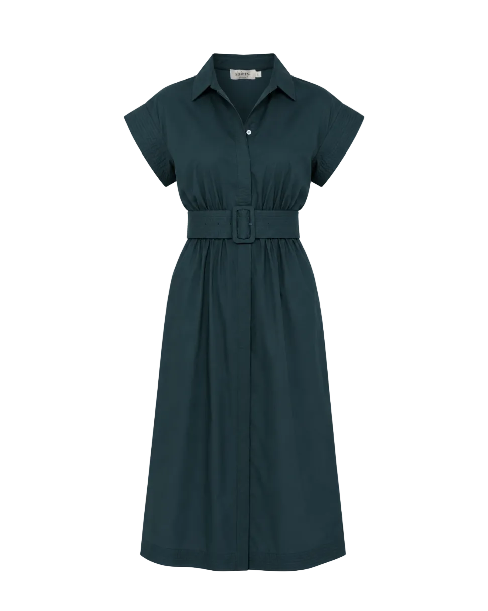 Fifi Shirt Dress - Slate