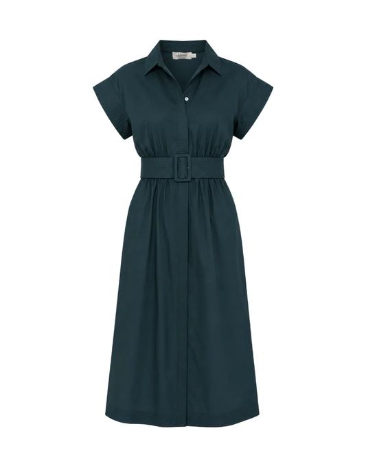Fifi Shirt Dress - Slate