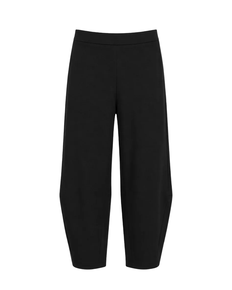Ponte Knit Barrel Pant