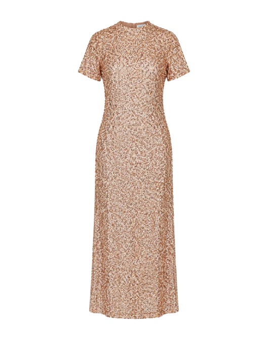 Gwenyth Dress - Gold Sequins