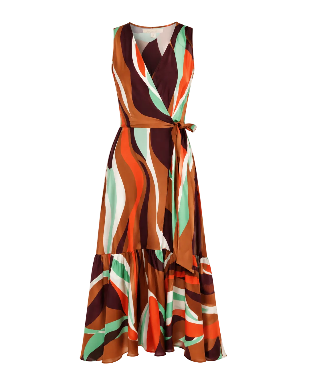 Drea Dress - Neutral Swirl