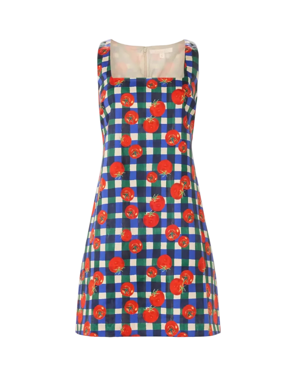 Sara Dress - Ivory/Multi