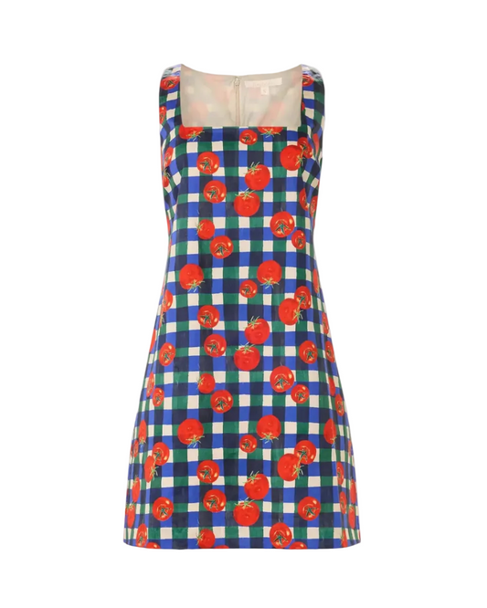 Sara Dress - Ivory/Multi