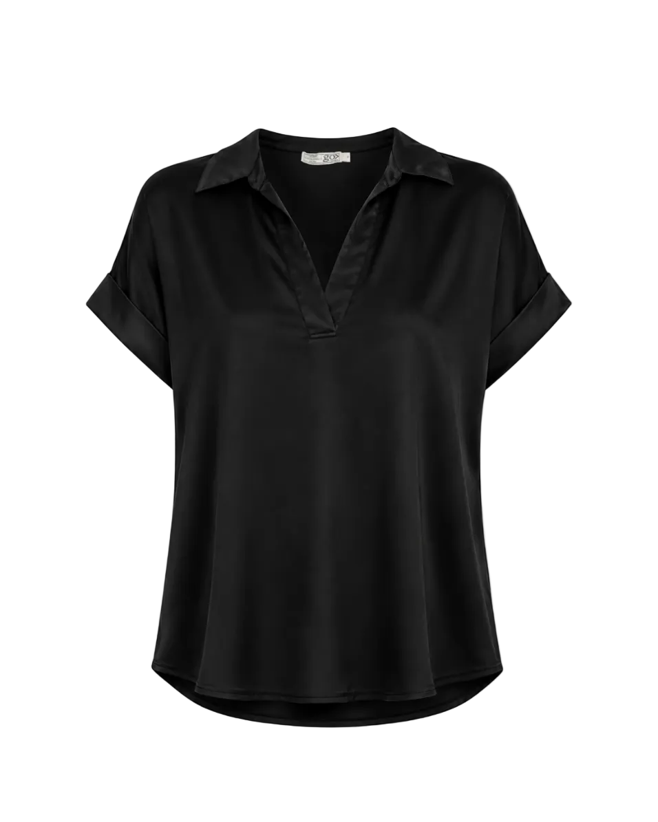 Go Polo Top - Black