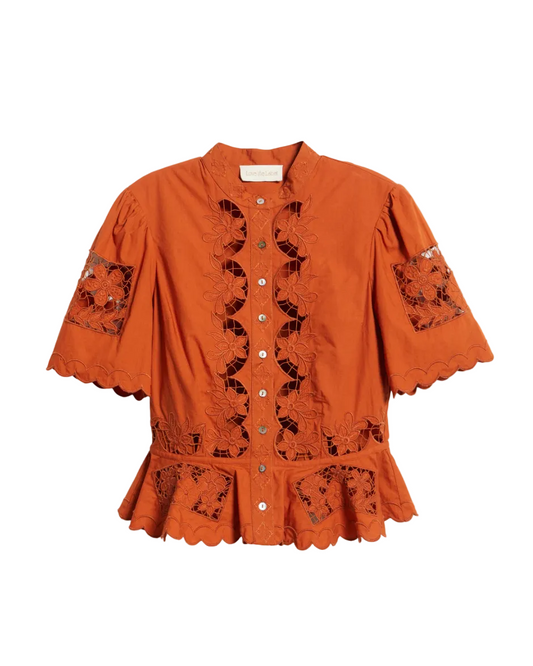 Elizabeth Top - Cinnamon