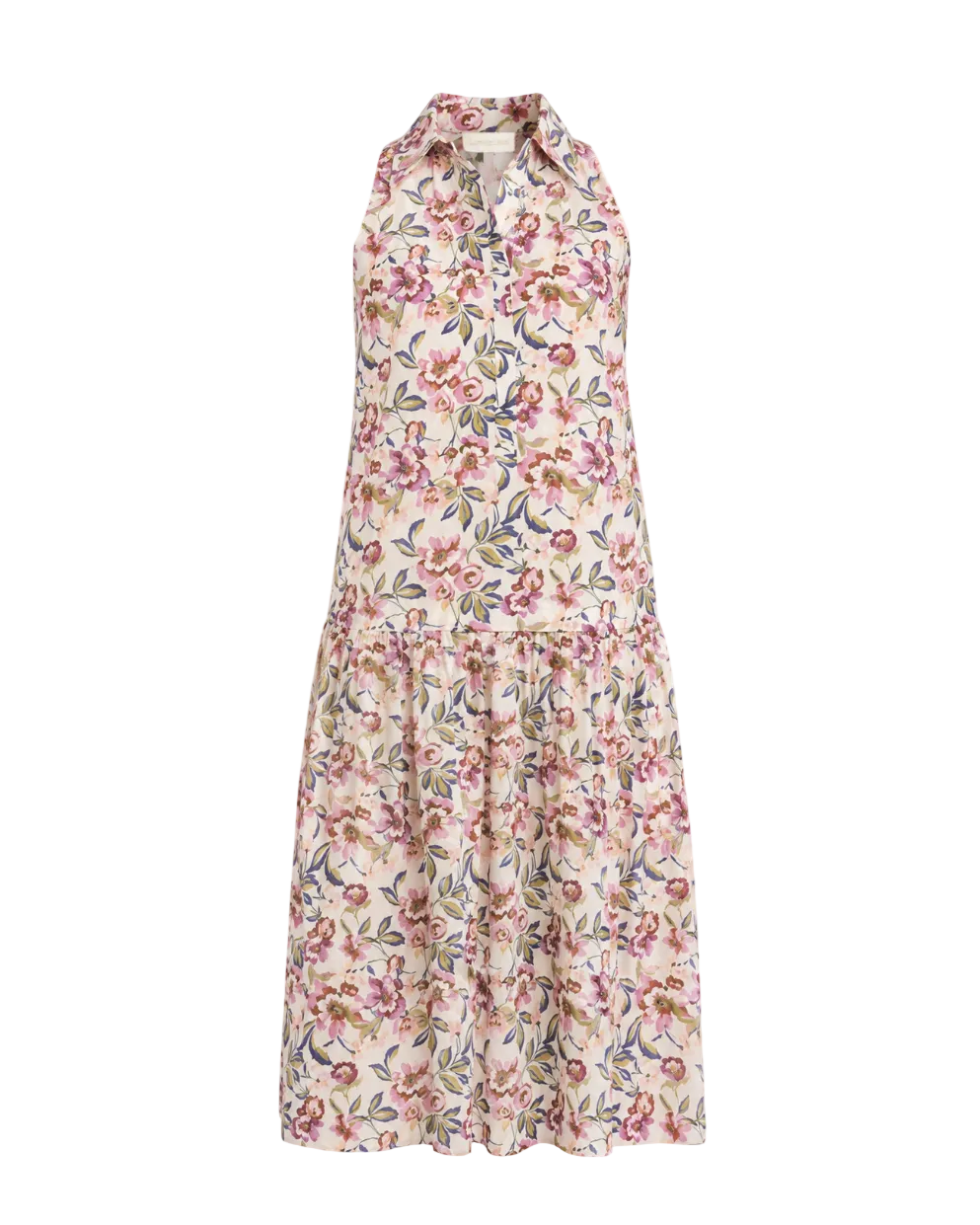 Charlotte Long Dress - Roxanna Floral Print