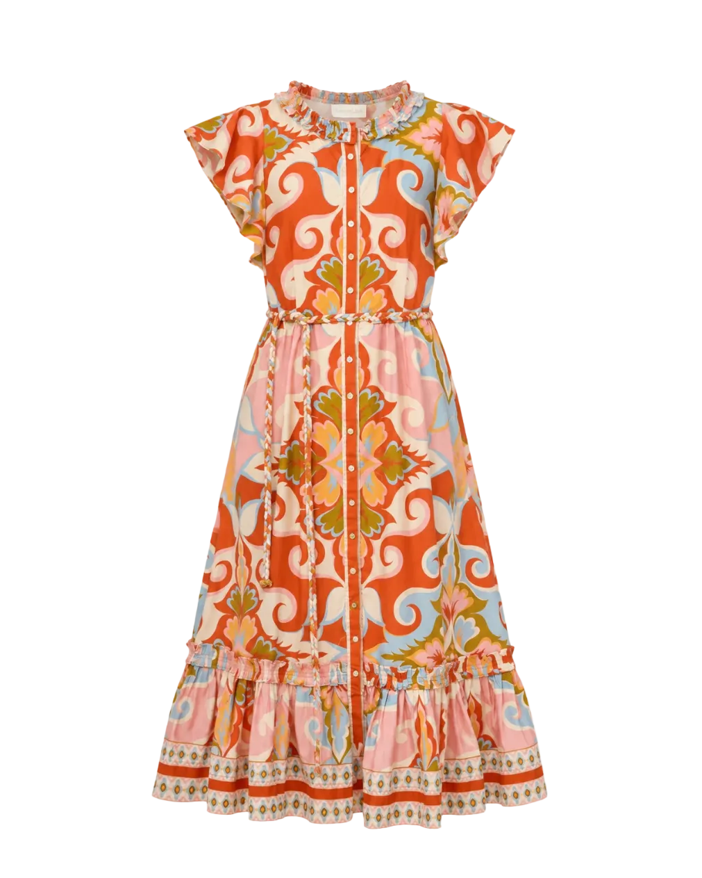 Ella Midi Dress - Rosetti Print