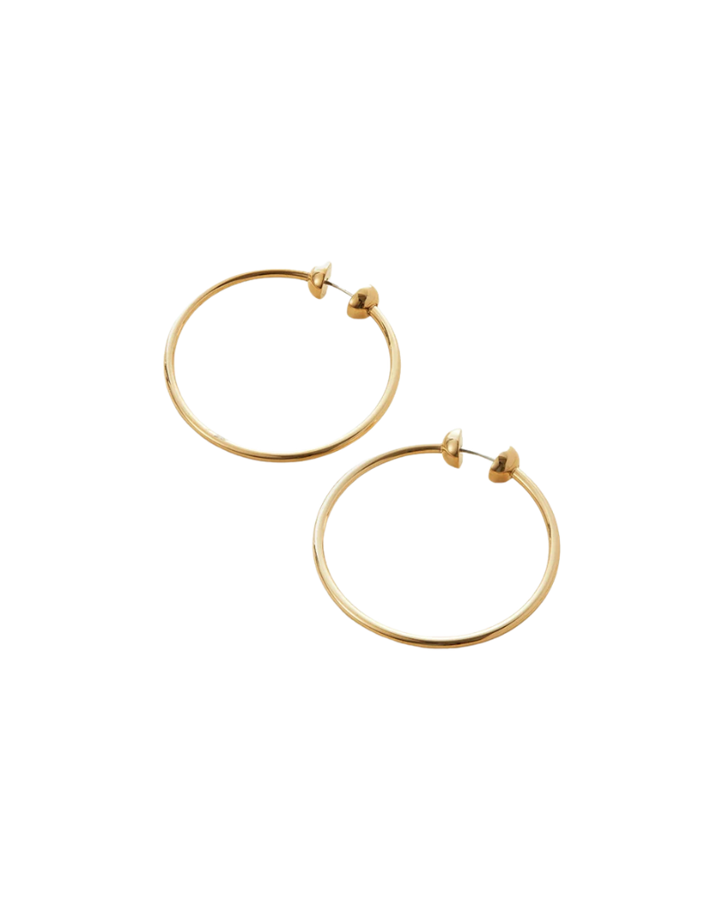 Small Icon Hoops - Gold