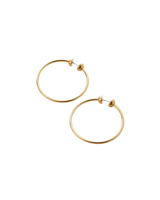 Small Icon Hoops - Gold